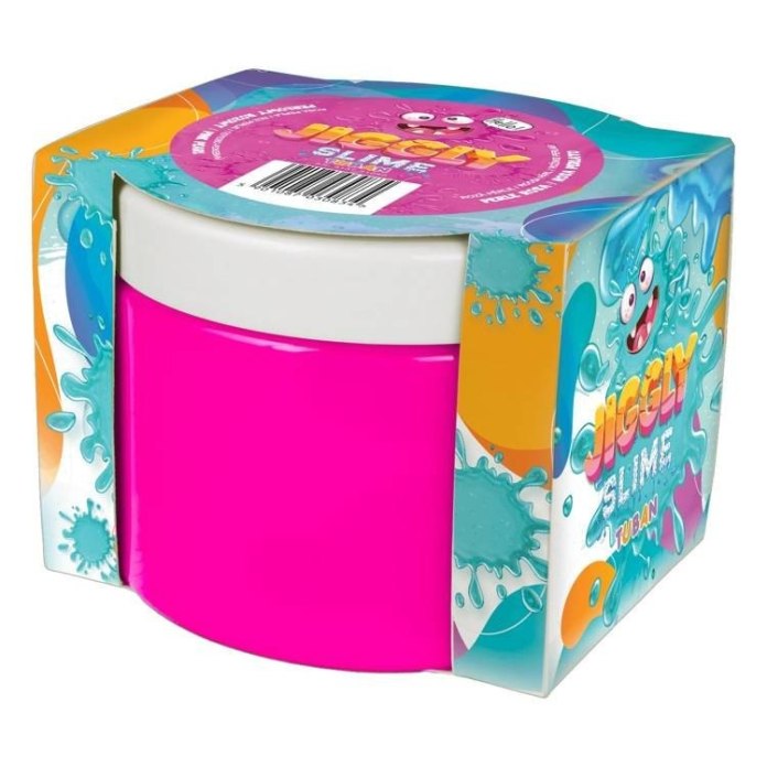 Różowy slime w pudełku - perłowy 500g - Tuban
